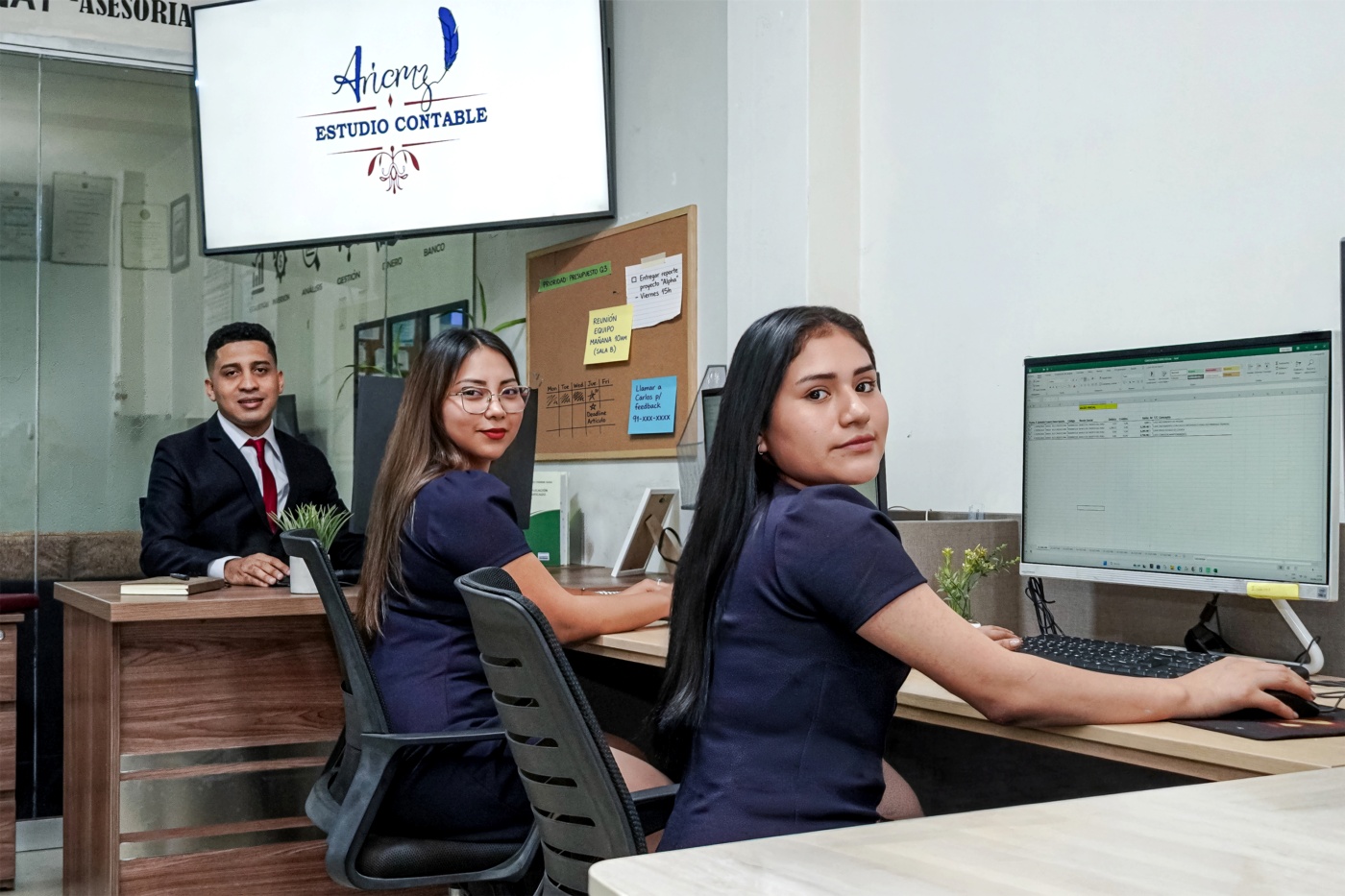 Equipo Aricruz en recepción